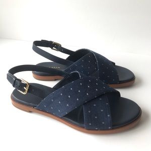 🛍NWB COLE HAAN Fernanda Sandal in Chambray